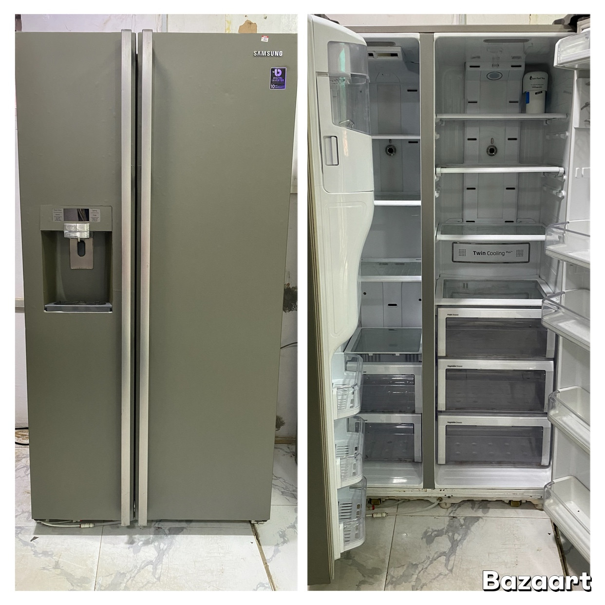Samsung 650L Inverter Side by Side Refrigerator