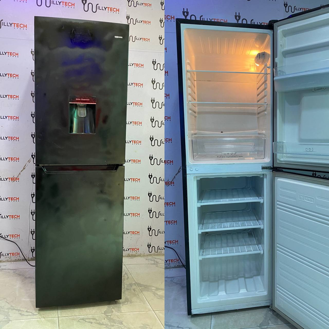 Samsung Energy saver 350L Double Door Refrigerator + Water Dispenser