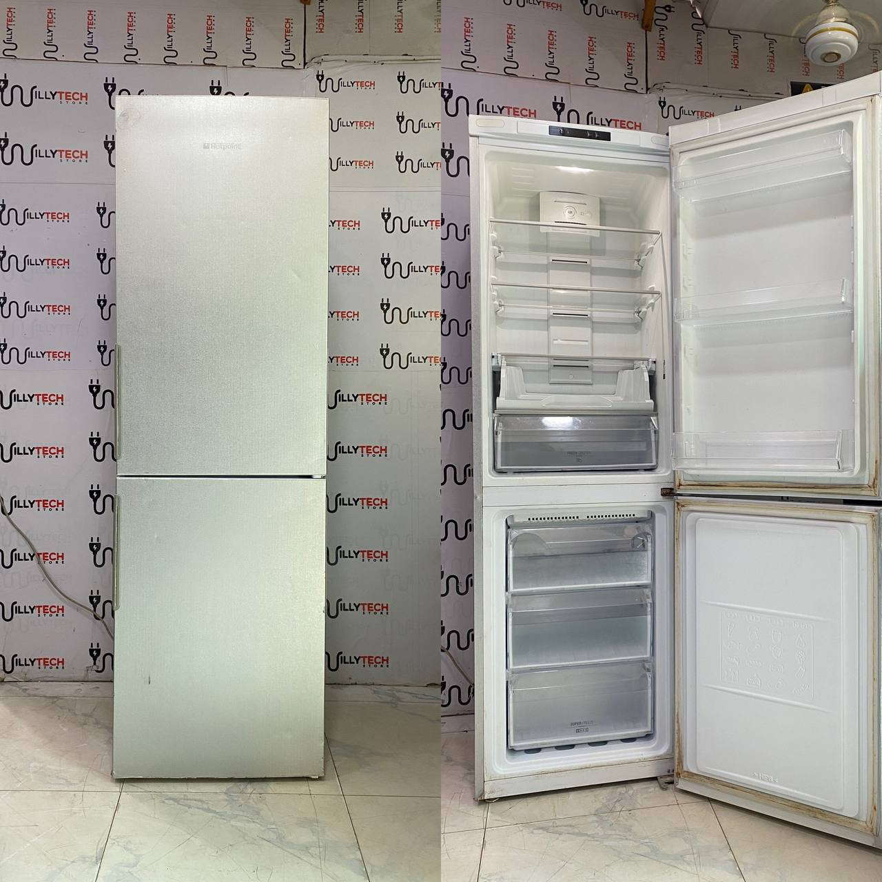 Hotpoint  300L Double Door Top Fridge & Down Freezer  Refrigerator