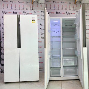 Haier Energy Saver 600l Side By Side Double Door Refrigerator