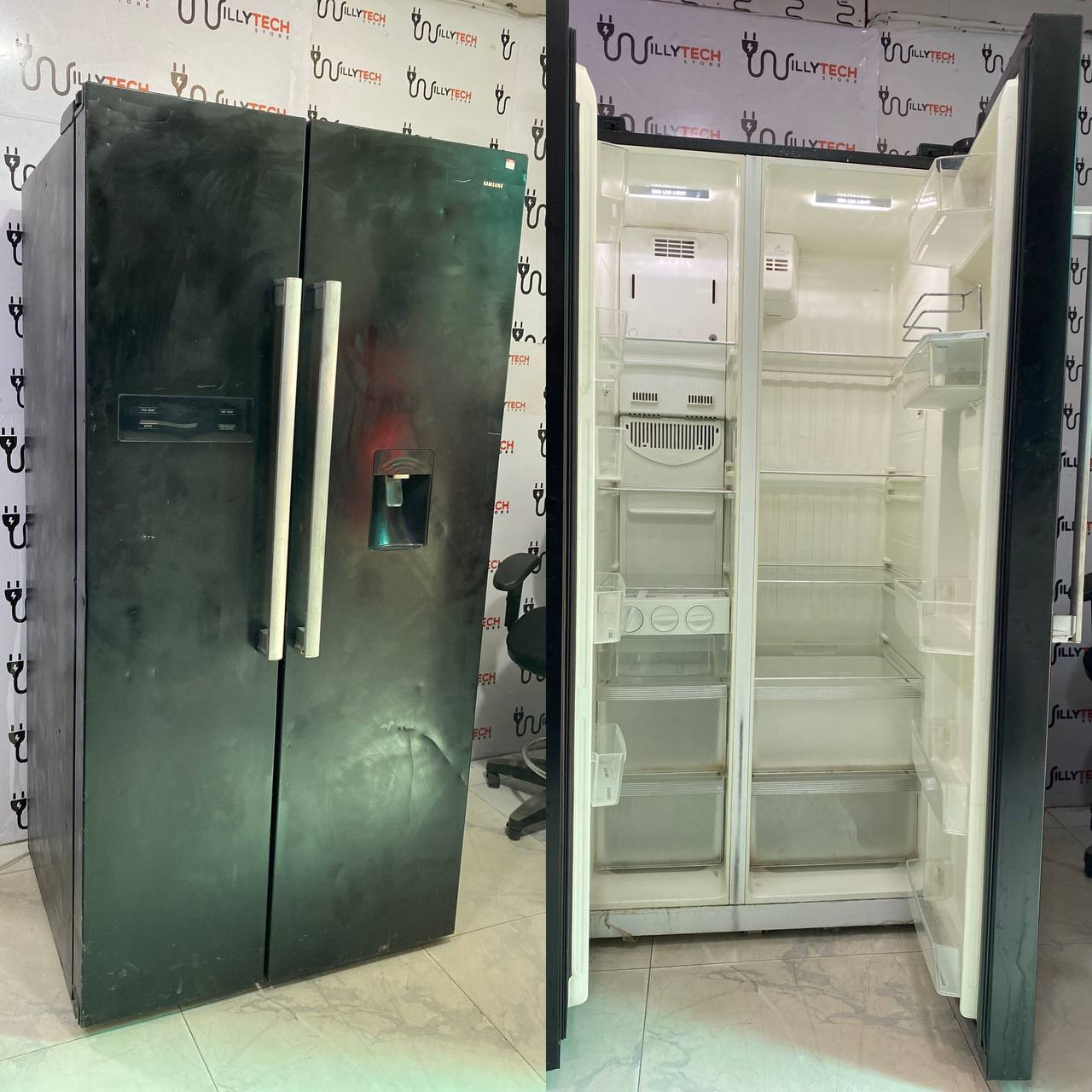 Samsung Energy Saver 600L Side by Side Double Door Refrigerator With  Cold Water Dispenser