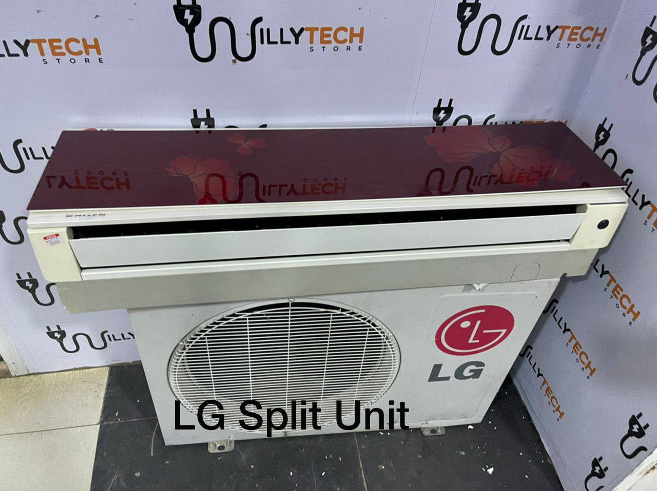 LG Split Unit 2HP Mirror Air Conditioner [Red]