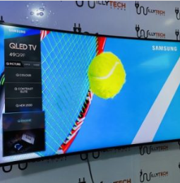 Samsung Smart Hub 49” QLED 4K HDR Curved Screen TV