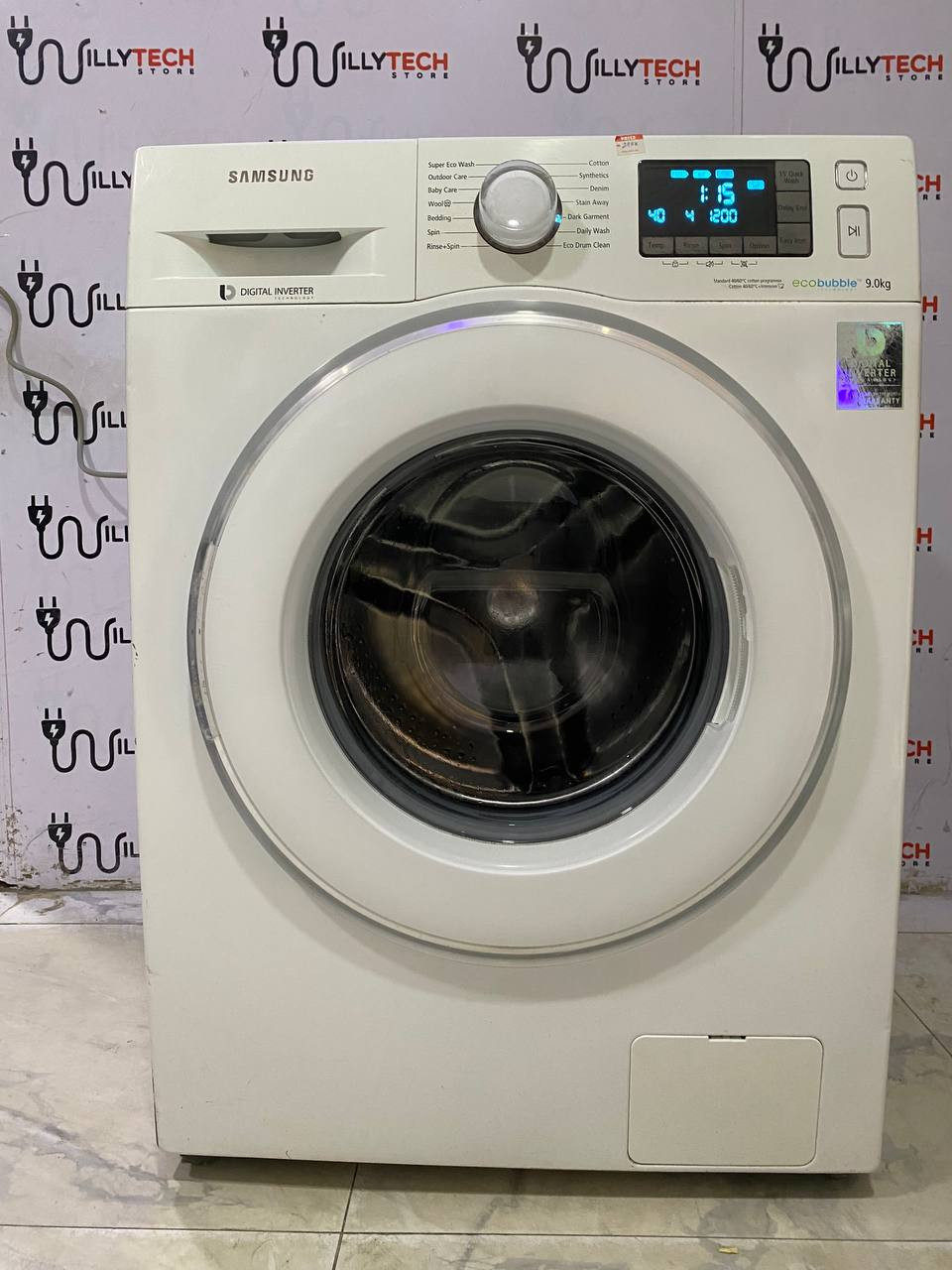 Samsung Ecobubble Inverter 9kg Wash and Spin Machine