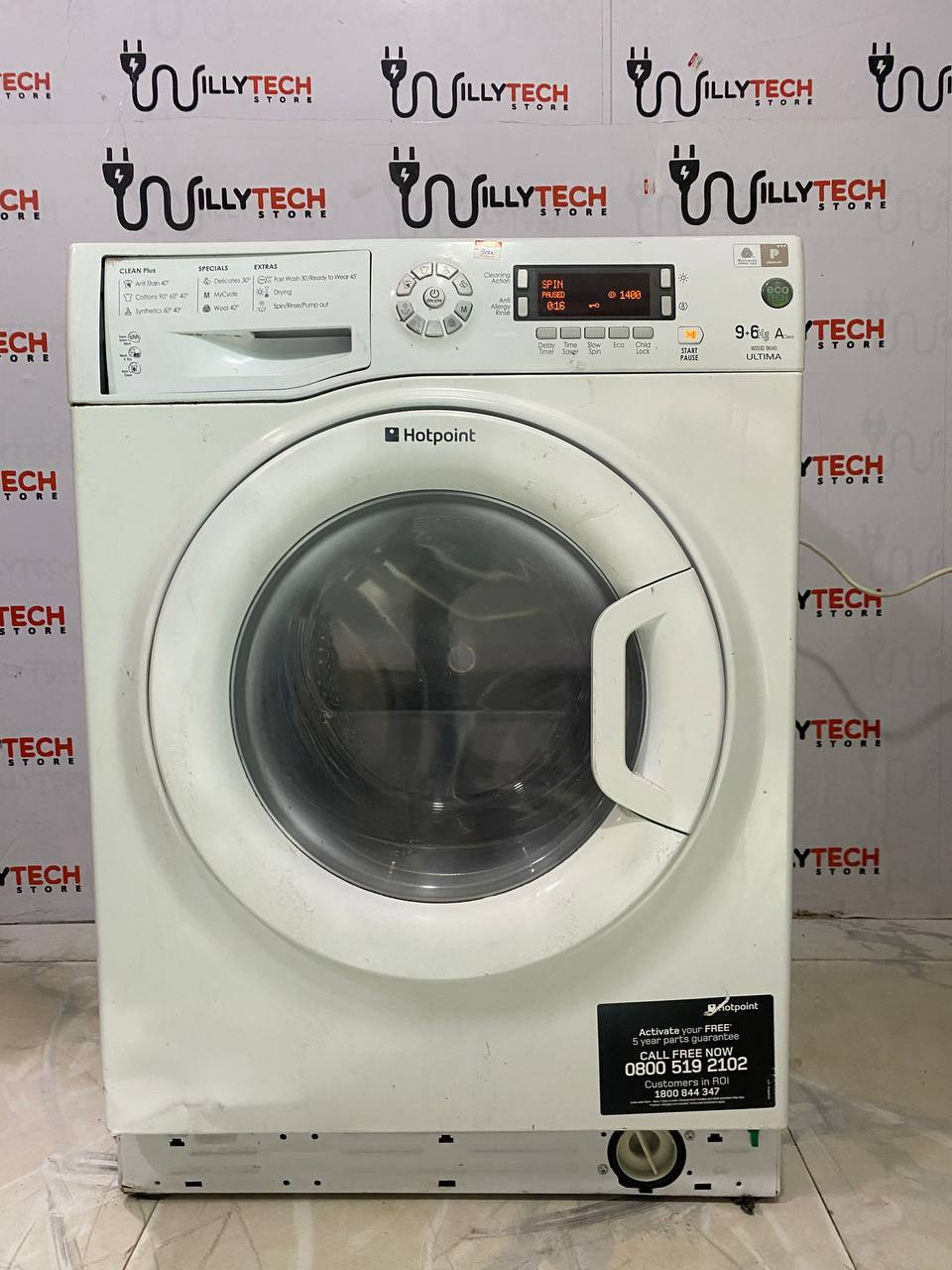 Hotpoint Auto 9+6kg Wash and Dry Machine