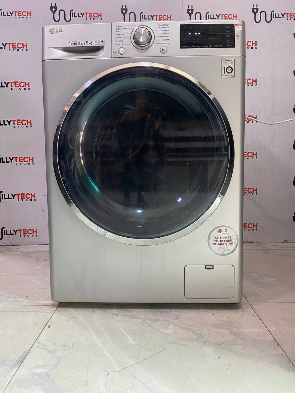 LG Direct Drive Inverter 9kg Wash and Spin Machine