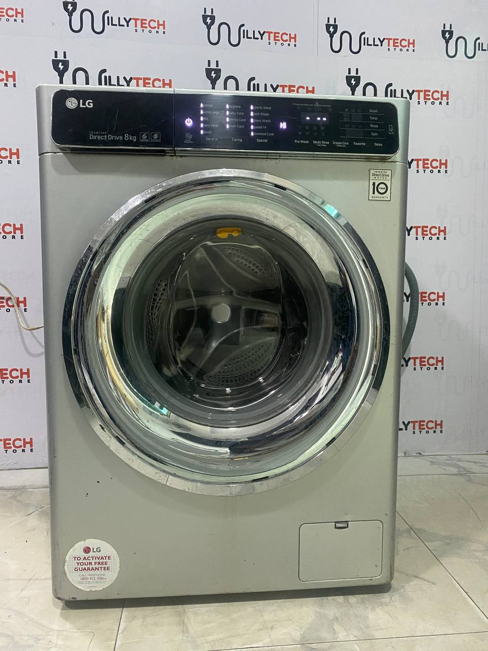 LG Smart Direct Drive Inverter 8kg Auto Wash and Spin Machine